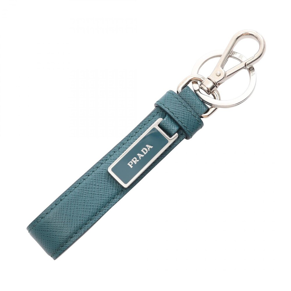 Prada Saffiano Key Ring Leather Metal #362861P36B